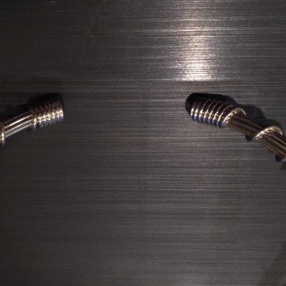 Unique HTF Artisan/Hand Made Silver Tone Contemporary Collar Necklace Choker - Picture 4 of 4